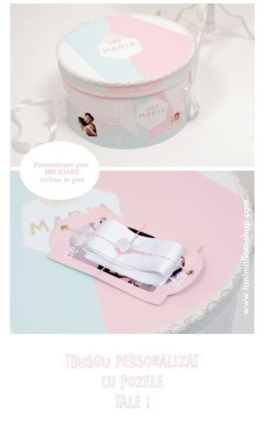 Trusou de botez personalizat cu poze personale, Album de familie 9